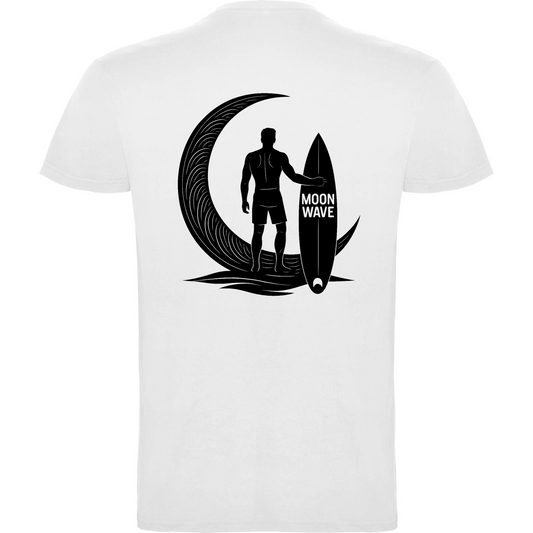 Camiseta Surfista en la Luna