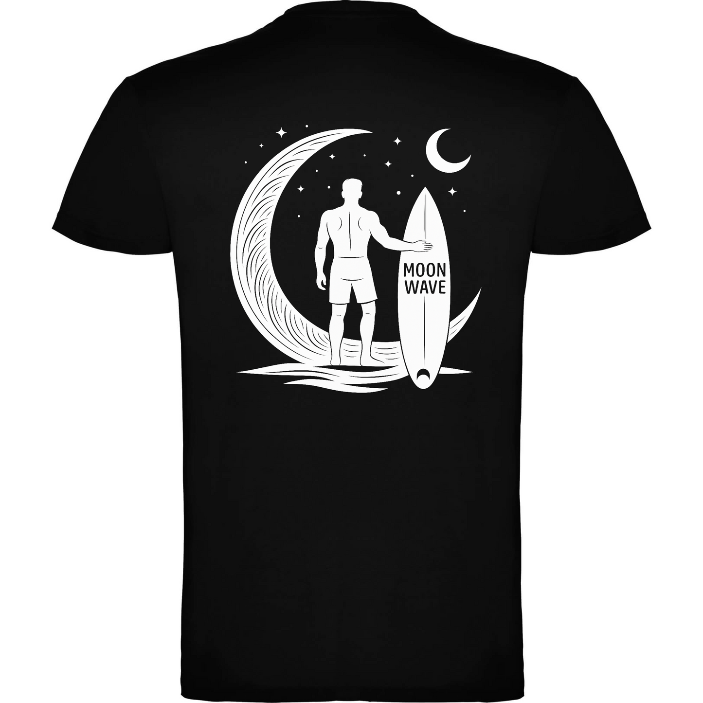 Camiseta Surfista en la Luna