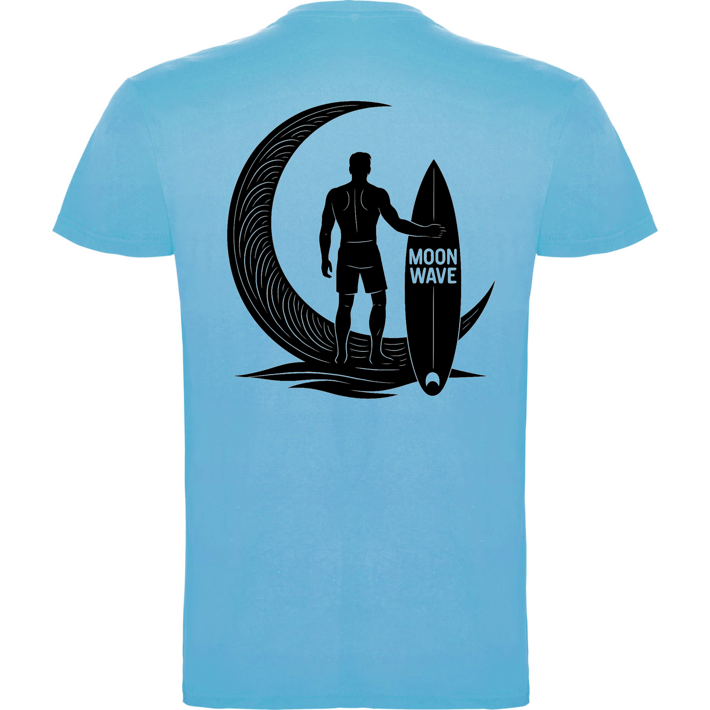 Camiseta Surfista en la Luna