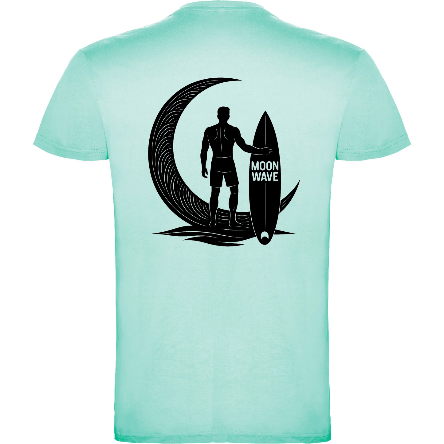 Camiseta Surfista en la Luna